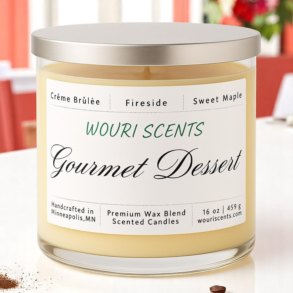 Gourmet Dessert - 3 Wick Candle